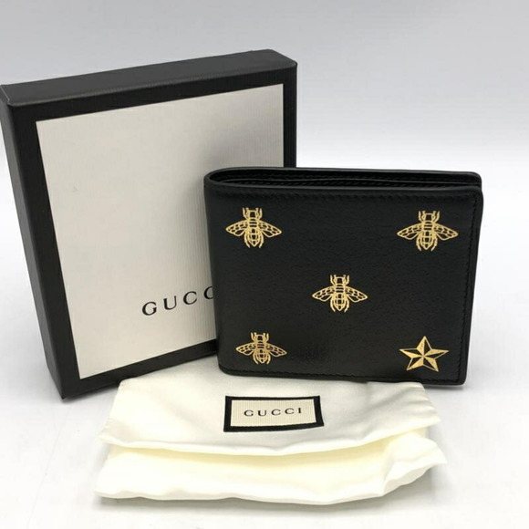 Gucci | Accessories | Gucci Gucci Bee Star Bifold Wallet Black